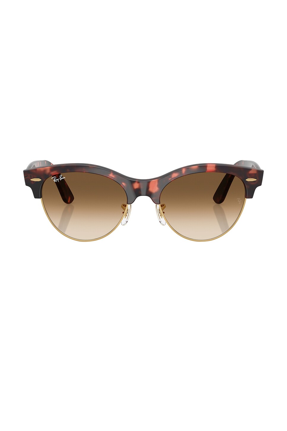 Ray-Ban Clubmaster Way Sunglasses in Pink Tortoise | REVOLVE