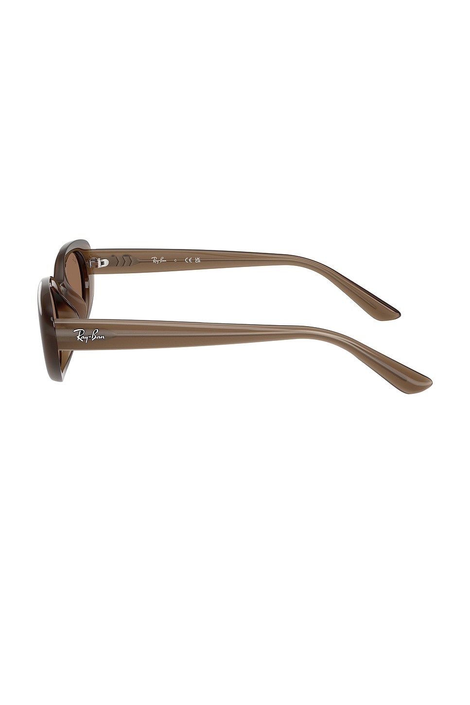 Ray-Ban Oval Sunglasses in Opal Brown | REVOLVE