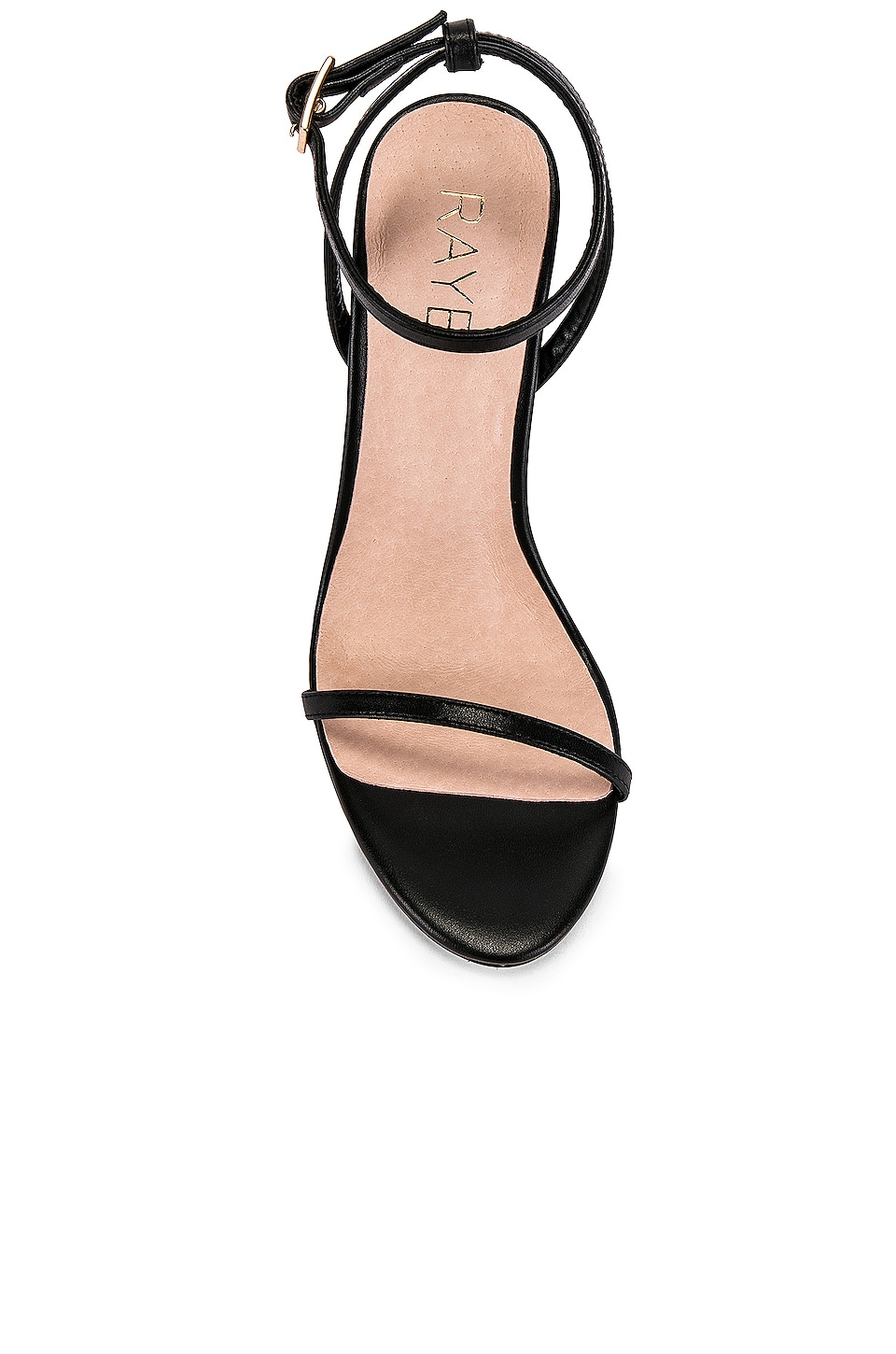 RAYE Bali Heel in Black Calf | REVOLVE