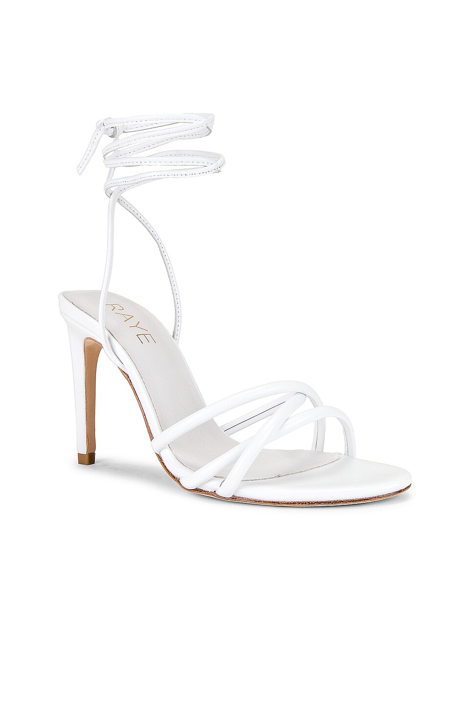 RAYE Sway Heel in White