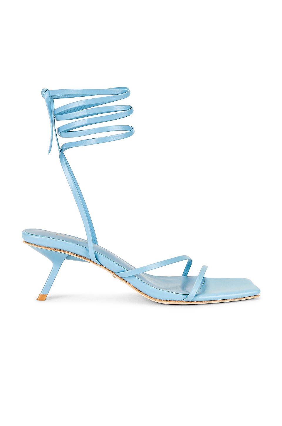RAYE Crossed Heel in Light Blue | REVOLVE
