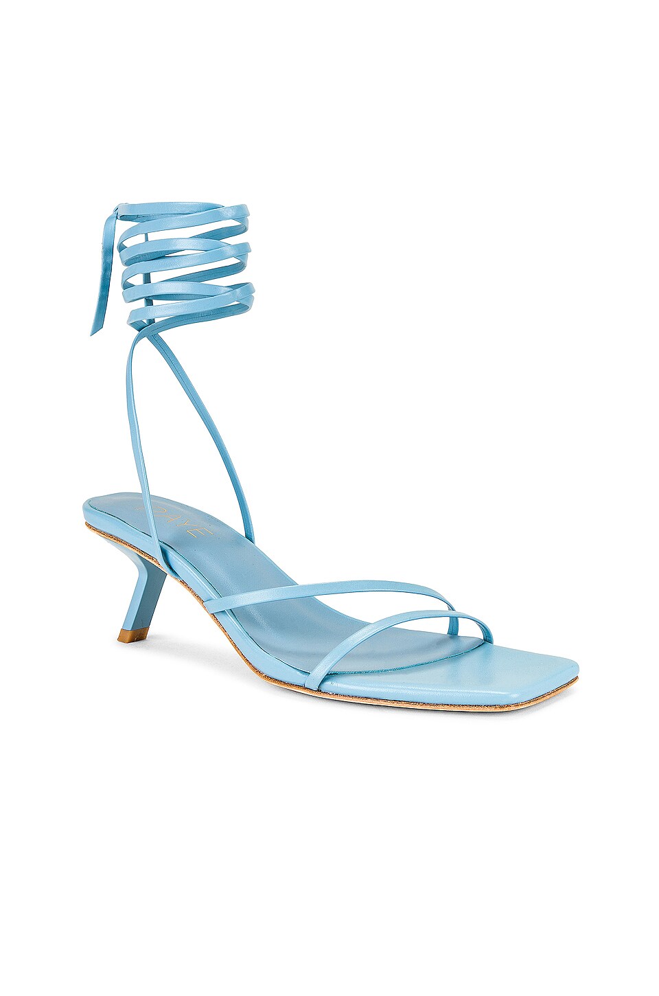RAYE Crossed Heel in Light Blue