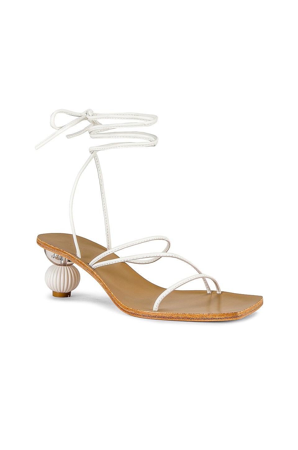 RAYE Sabina Heel in White