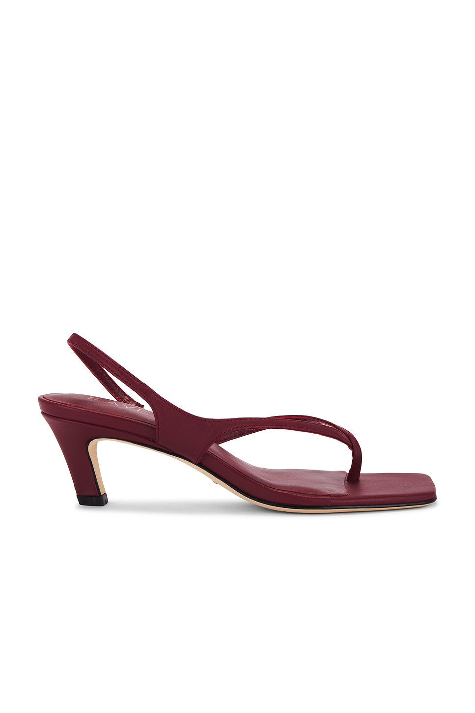 Prue Sandal in Burgundy View 1 of 5