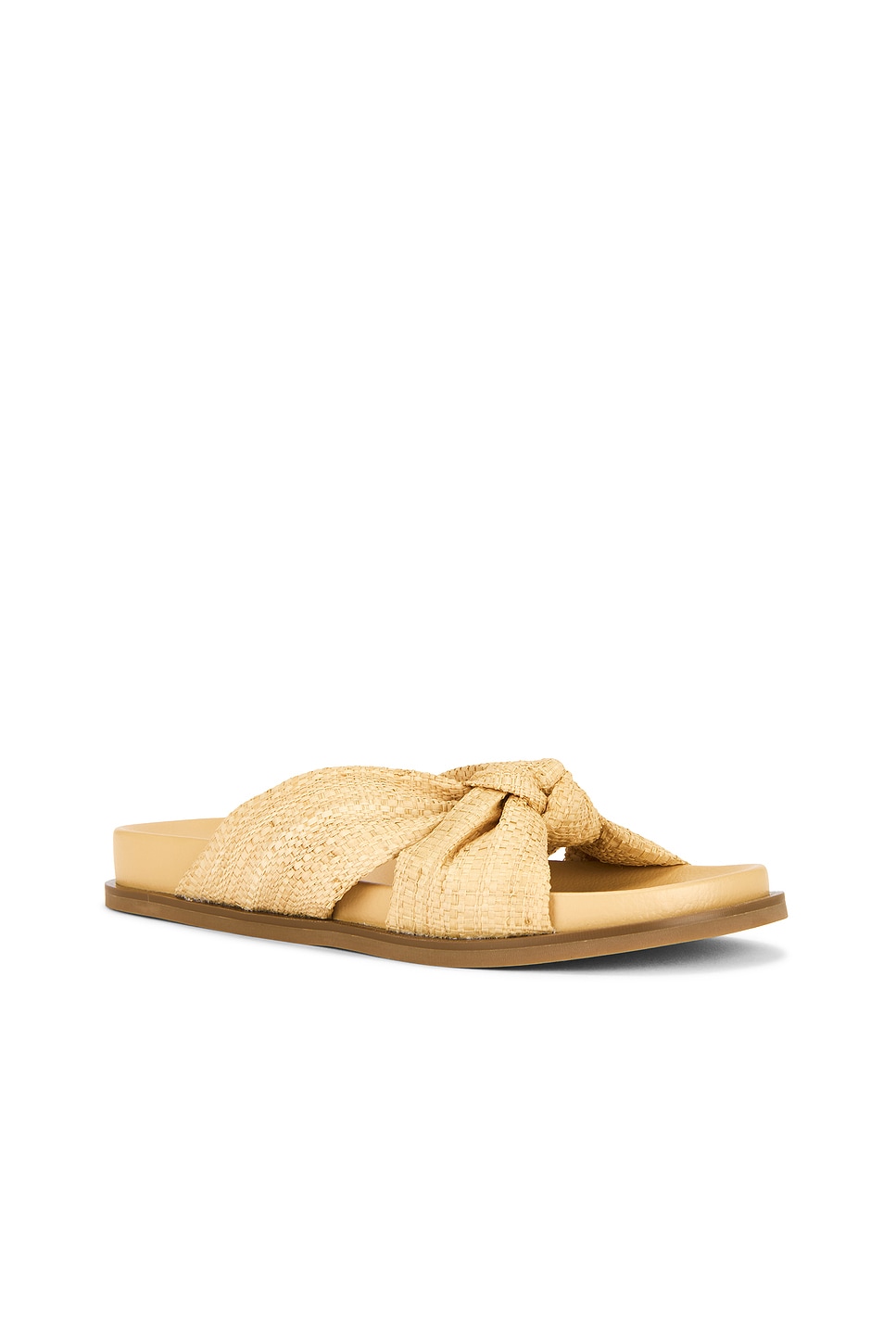 RAYE Brissa Slide in Raffia | REVOLVE