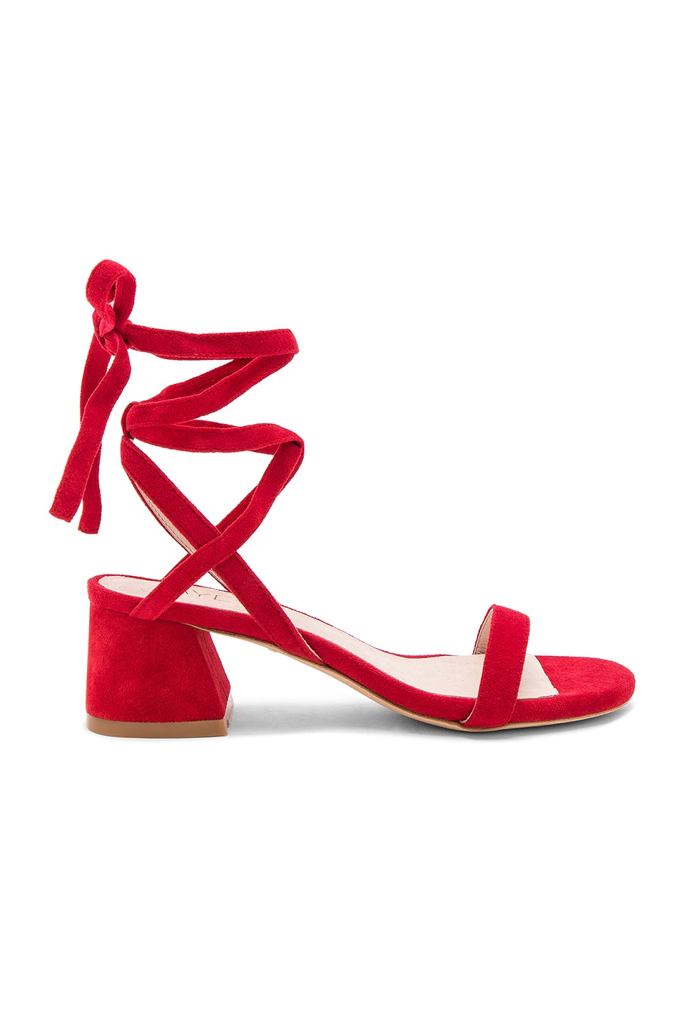 RAYE Candy Sandal in Rouge | REVOLVE