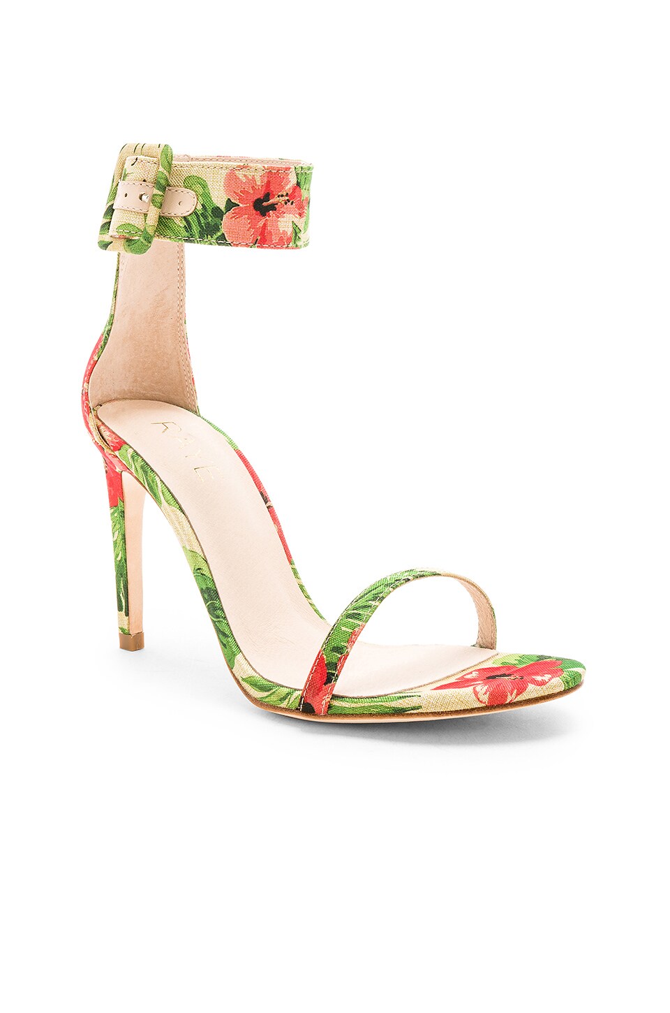 RAYE Addison Heel in Ivory Floral | REVOLVE