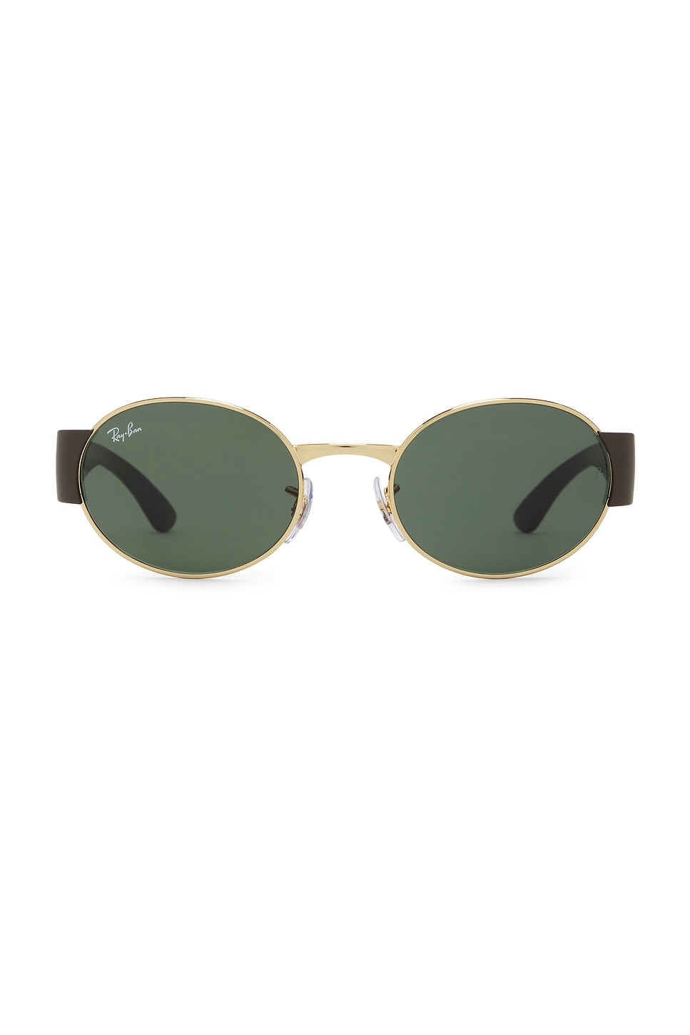 Brand New Ray Ban Sun! Great style! Green and Gold ! Great for fall! Ray-Ban RB3717 XL (57 - 18) with Green lenses and Gold frame  main image 4