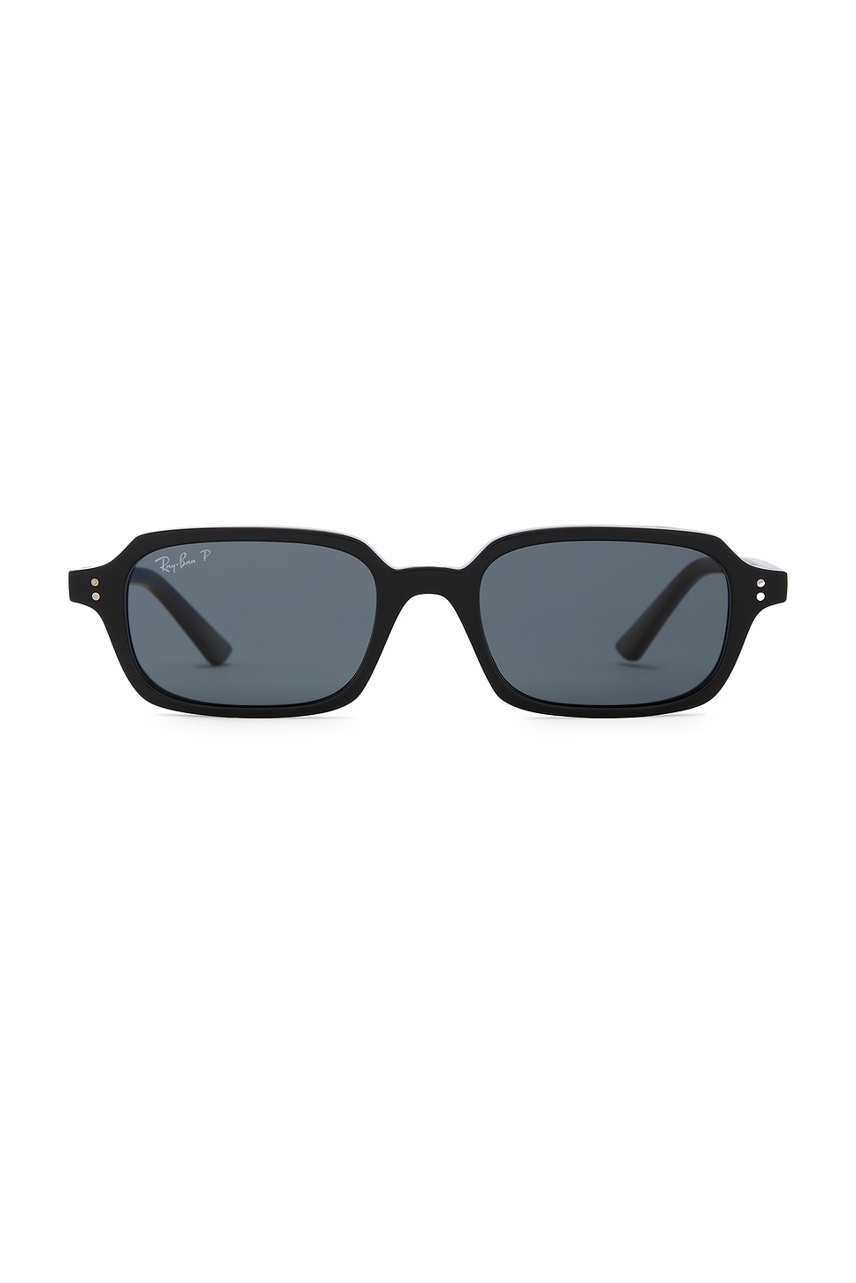 Ray-Ban Zuri Bio-Based Sunglasses in Black & Dark Grey Polar | REVOLVE