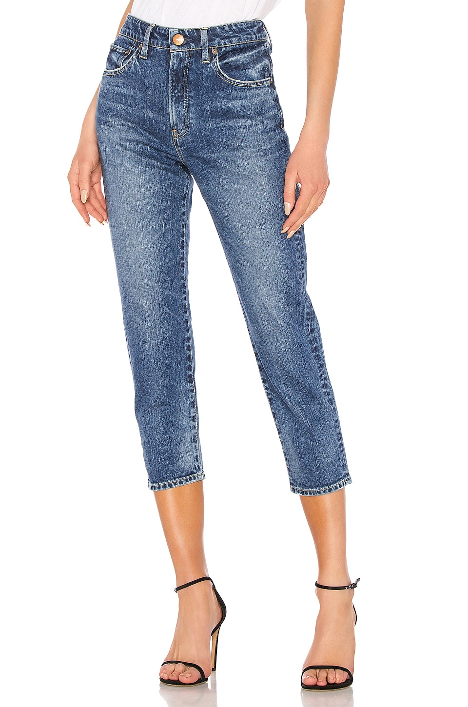 Red Card Madeline Mom Jean In Akira Mid Used Revolve