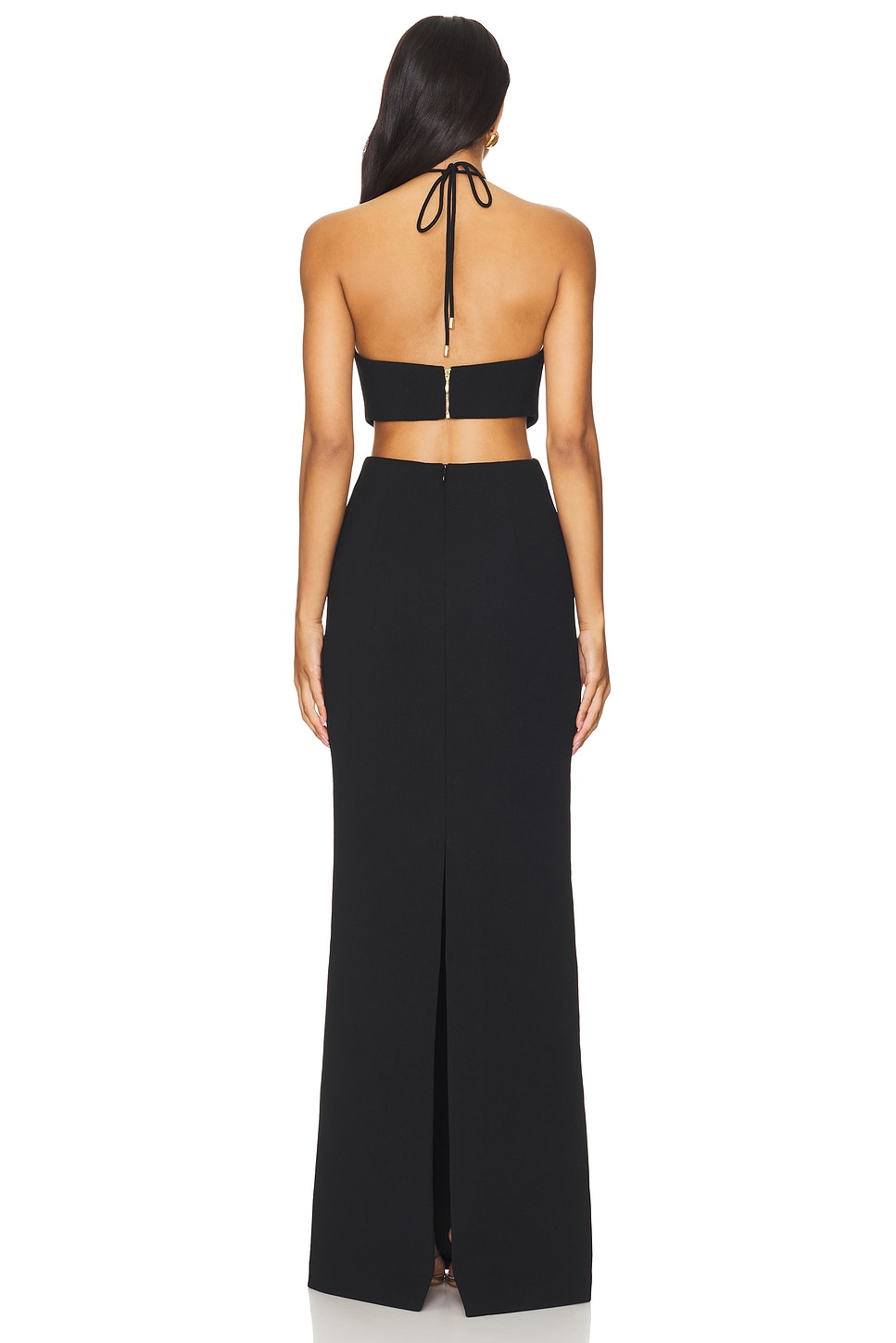 新作【Rebecca Vallance】Chelsea halterneck gown Chelsea halterneck gown in black - Rebecca Vallance | Mytheresa