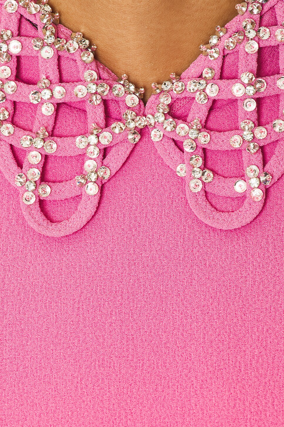 【REBECCA VALLANCE】AUBREE COLLAR MINI カラー ミニドレス Aubree Collar Mini Dress Rose – Rebecca Vallance