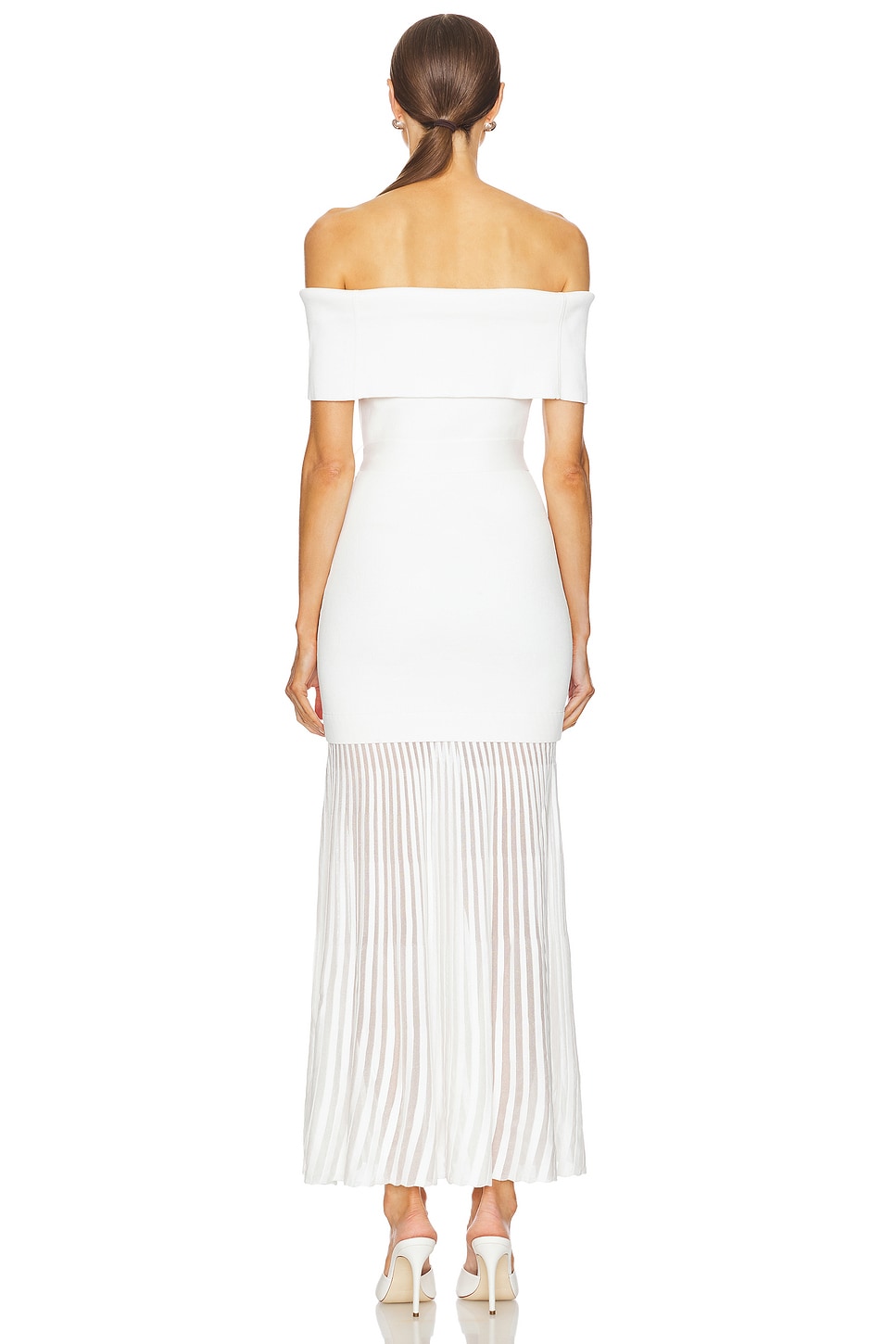 【NEW】REBECCA VALLANCE / マリアナニットミディドレス Mariana Knit Midi Dress Ivory – Rebecca Vallance
