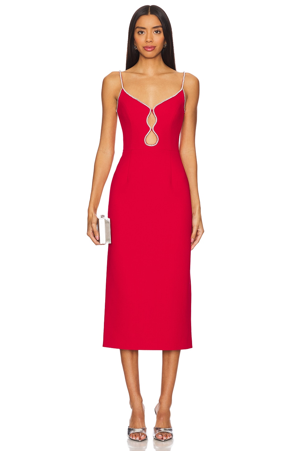 【REBECCA VALLANCE】ROMONA BUTTON MIDI ベルト付 パフスリーブ Romona Button Midi Dress – Rebecca Vallance