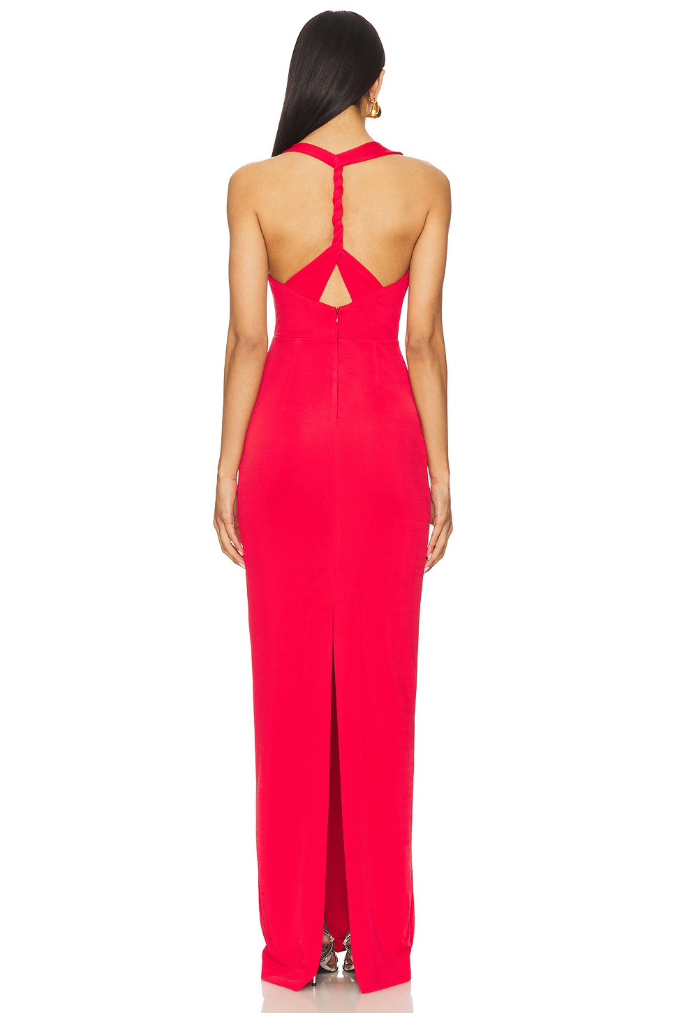 Rebecca Vallance Carmine Halter Maxi Dress thumbnail