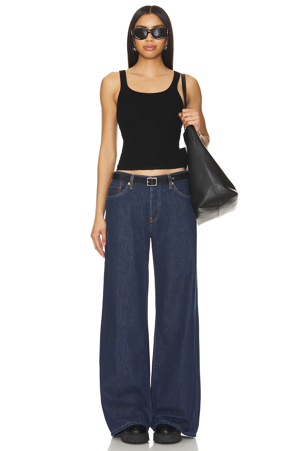 RE/DONE Mid Rise Palazzo Jeans thumbnail