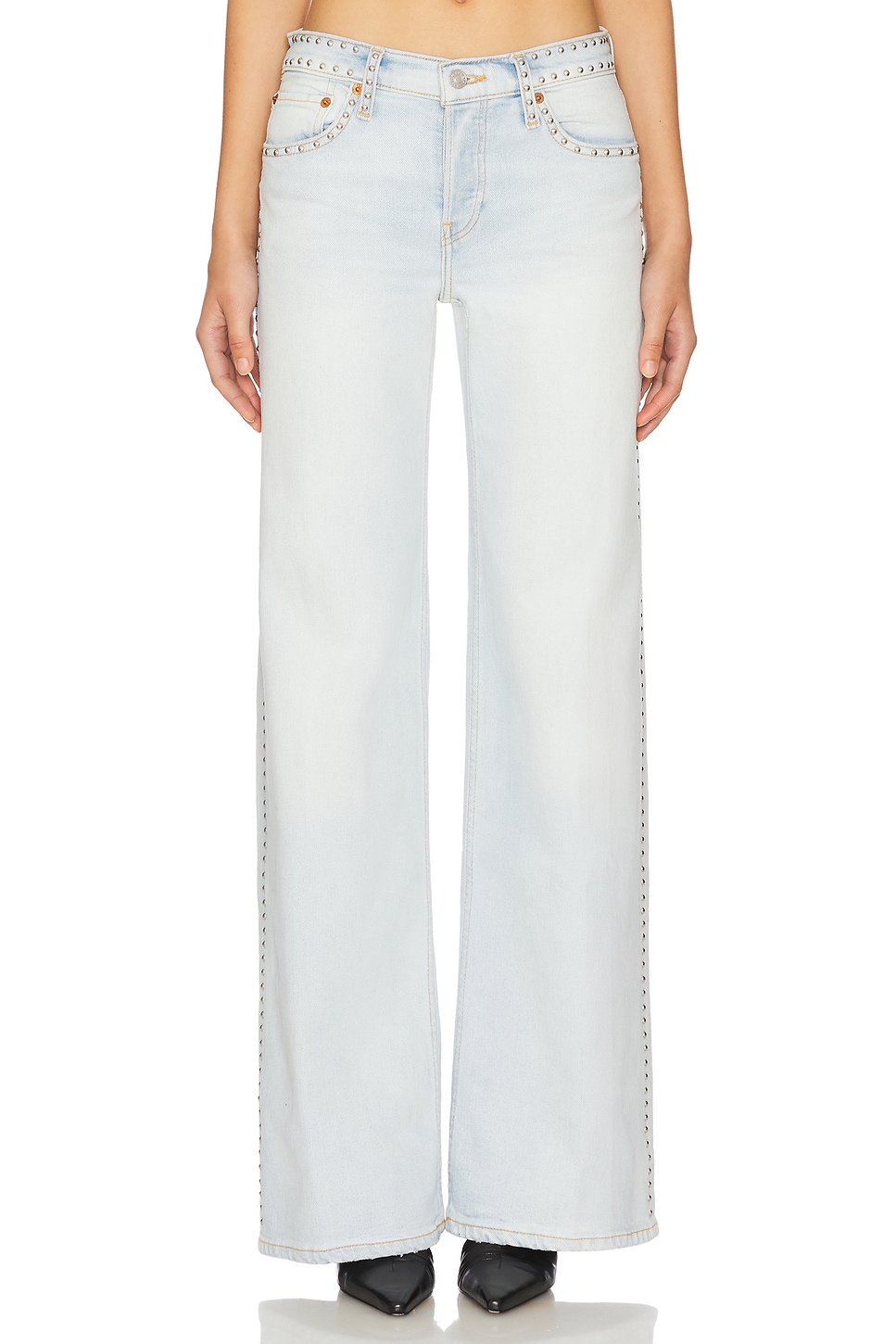 RE/DONE Originals Mid Rise Wide Leg Jeans