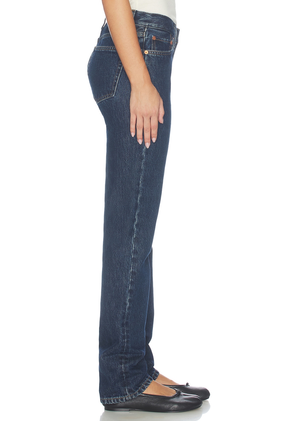 RE/DONE Slim Cig Straight Leg Jeans