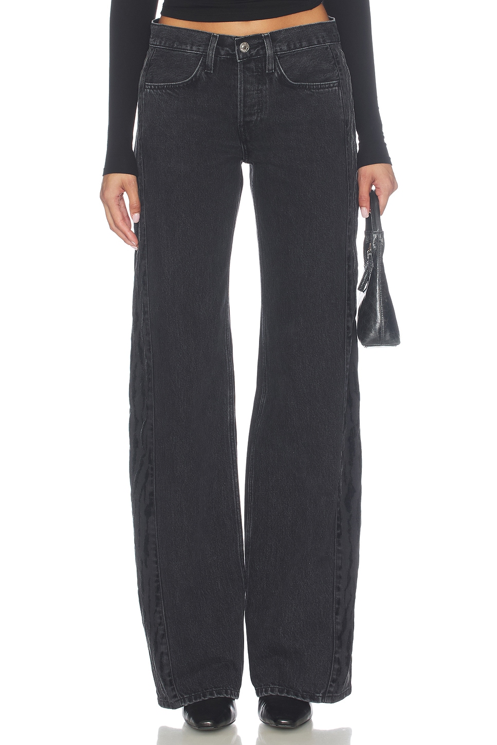 RE/DONE Laurel Zebra Barrel Jeans