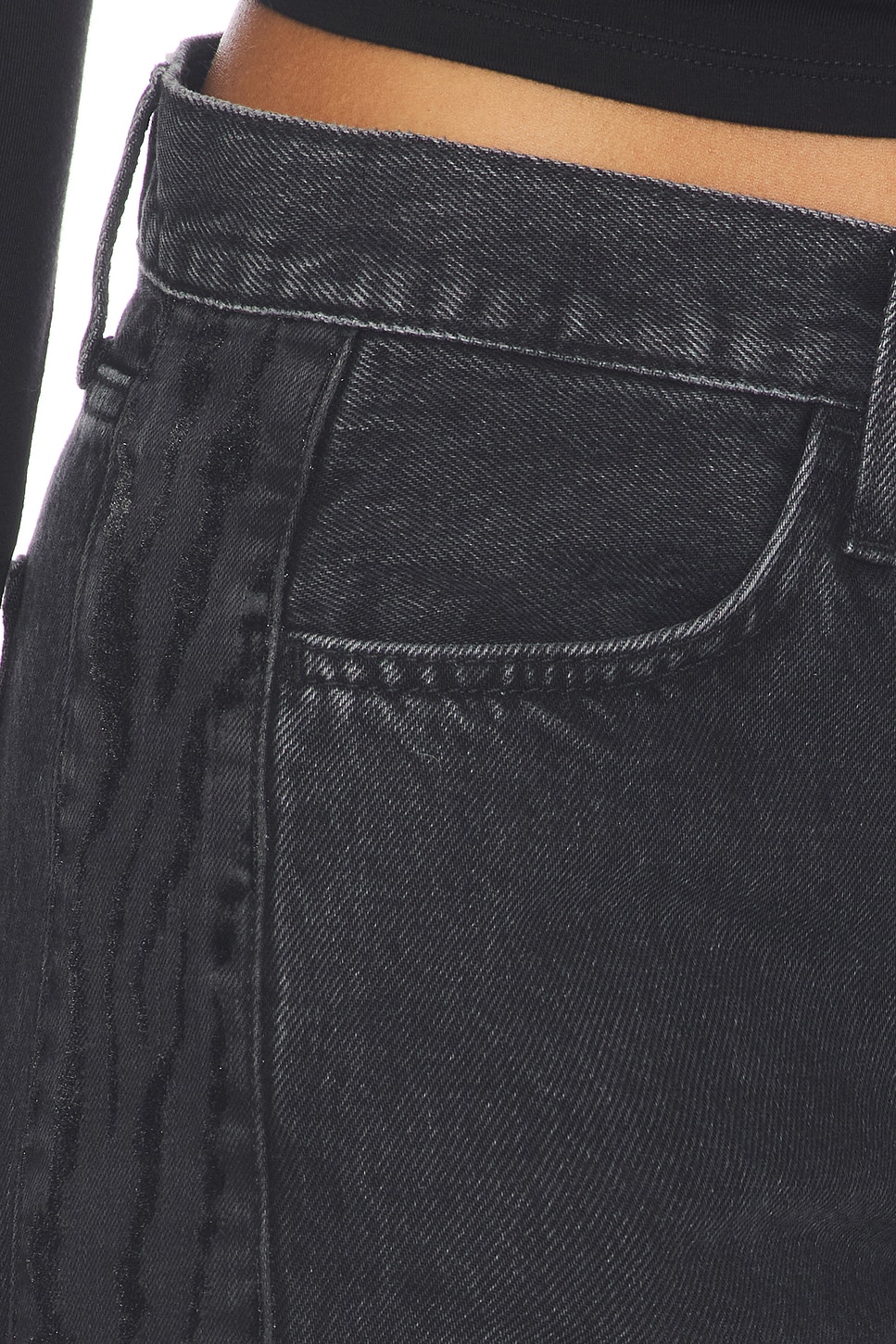 RE/DONE Laurel Zebra Barrel Jeans