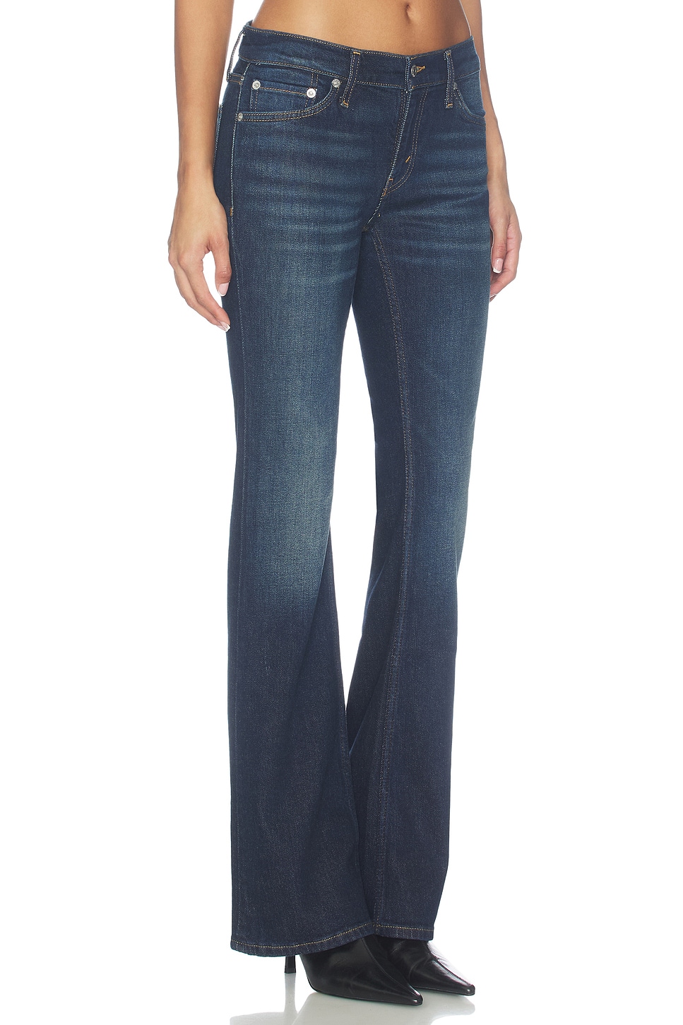 RE/DONE Micro Bootcut Jeans