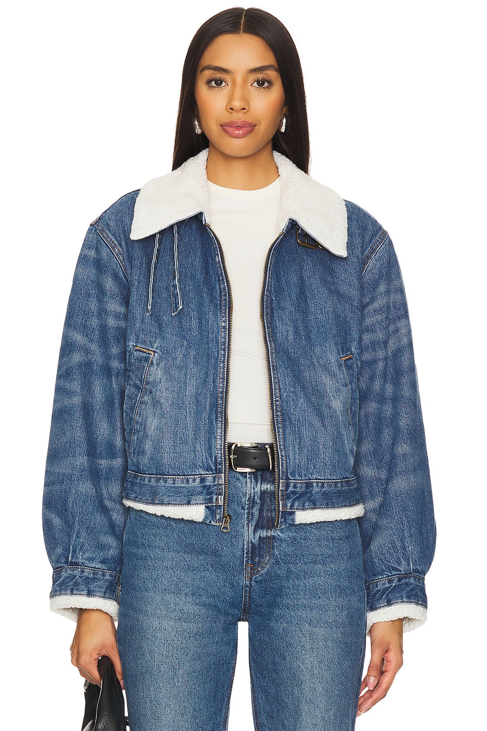 RE/DONE Aviator Jacket in Barnyard | REVOLVE