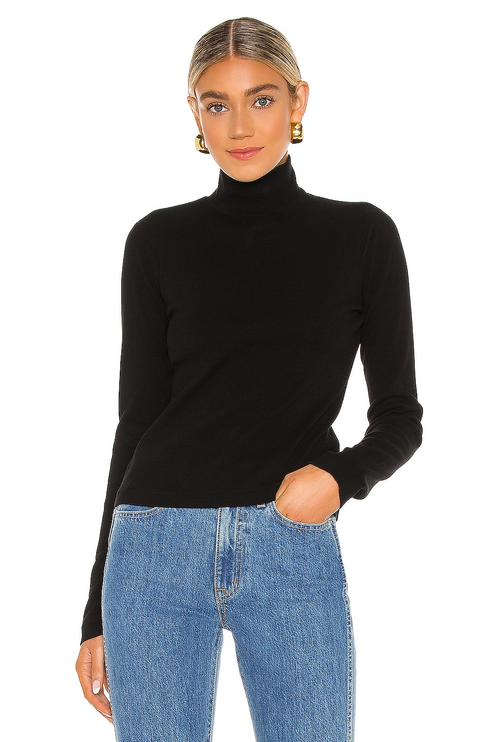 ladies button sweater