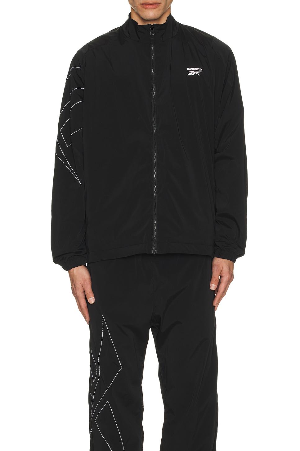 X Kanghyuk Stitched Logo Track Jacket - Thumbnail 4
