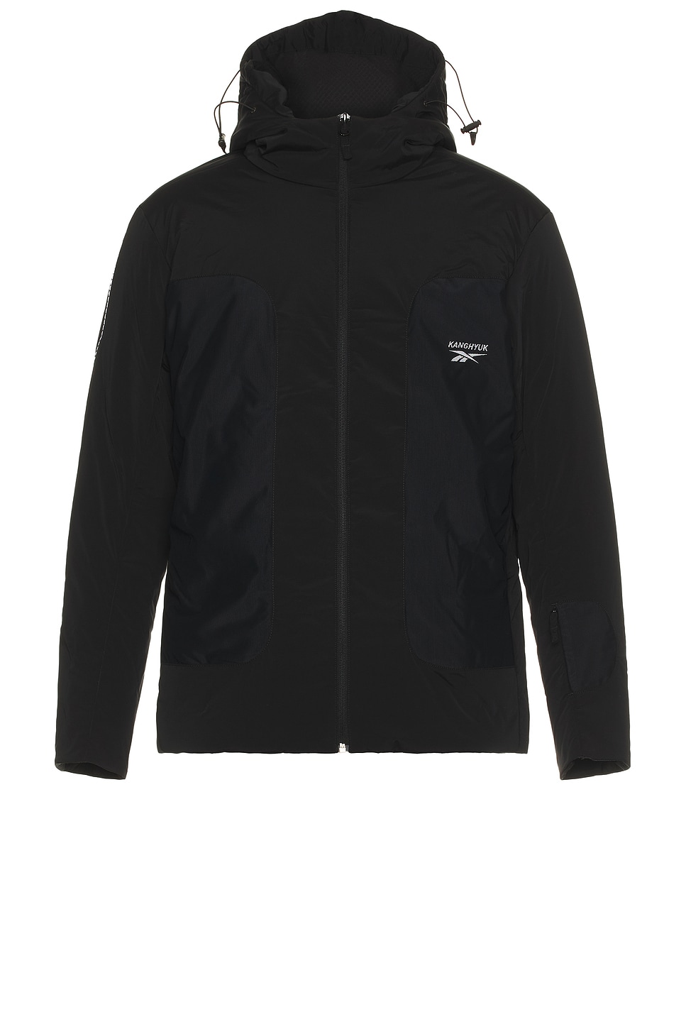X Kanghyuk Stitched Logo Padded Jacket