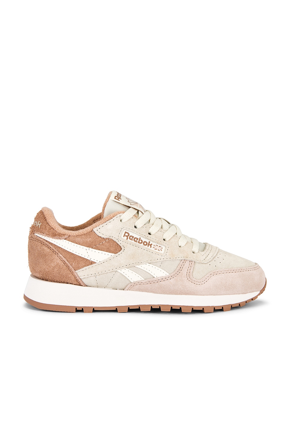Reebok Classic Leather Sneaker in Pink Clay Beige REVOLVE
