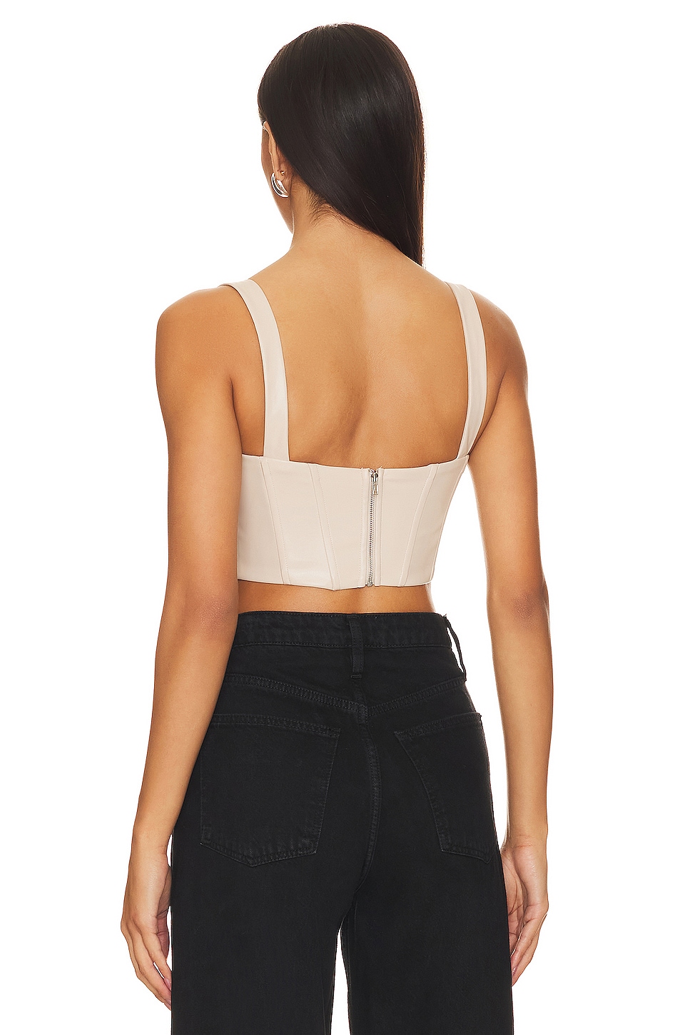 REMI x REVOLVE Ali Faux Leather Corset Top
