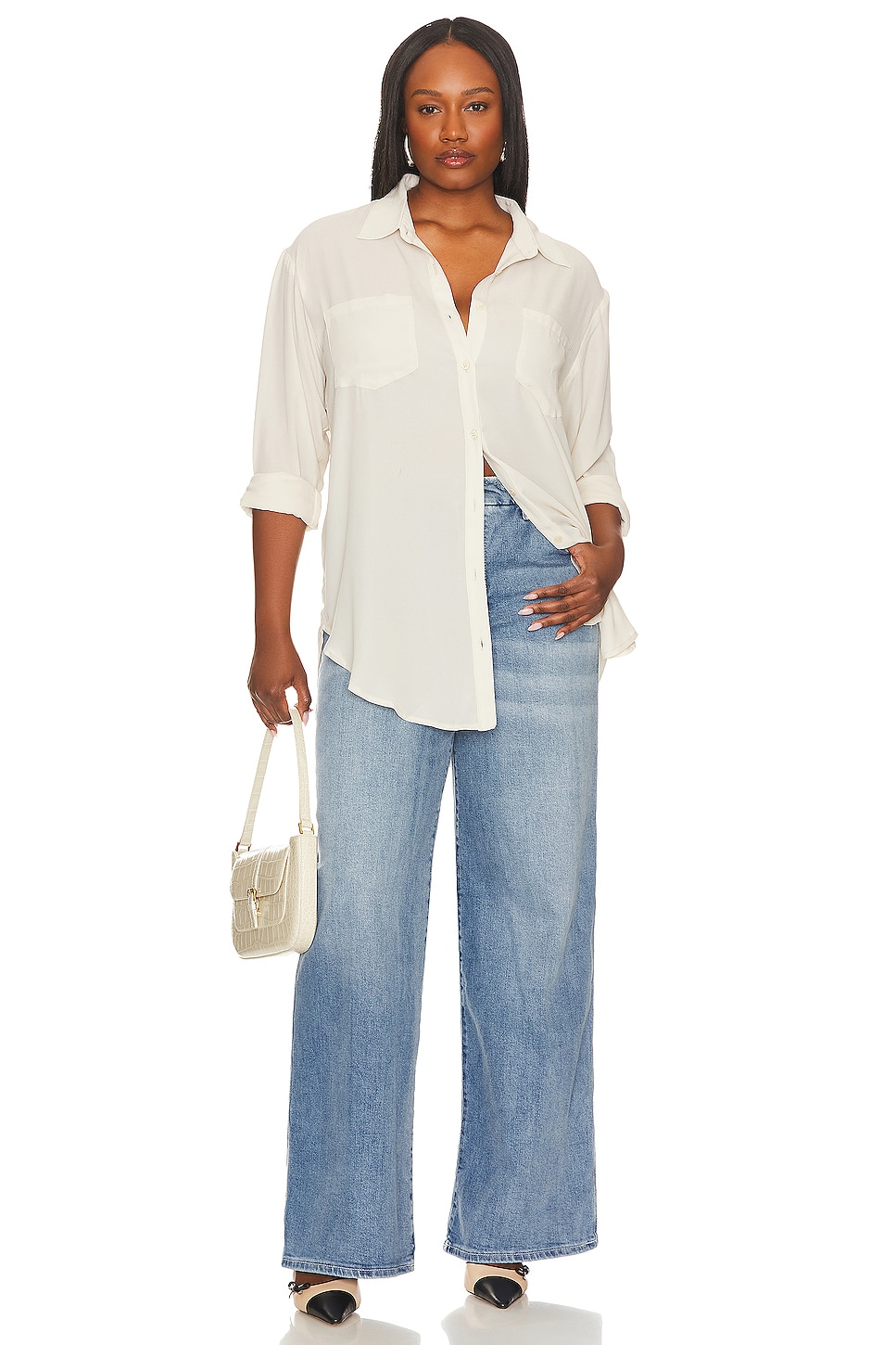 REMI x REVOLVE Michelle Button Up Shirt thumbnail