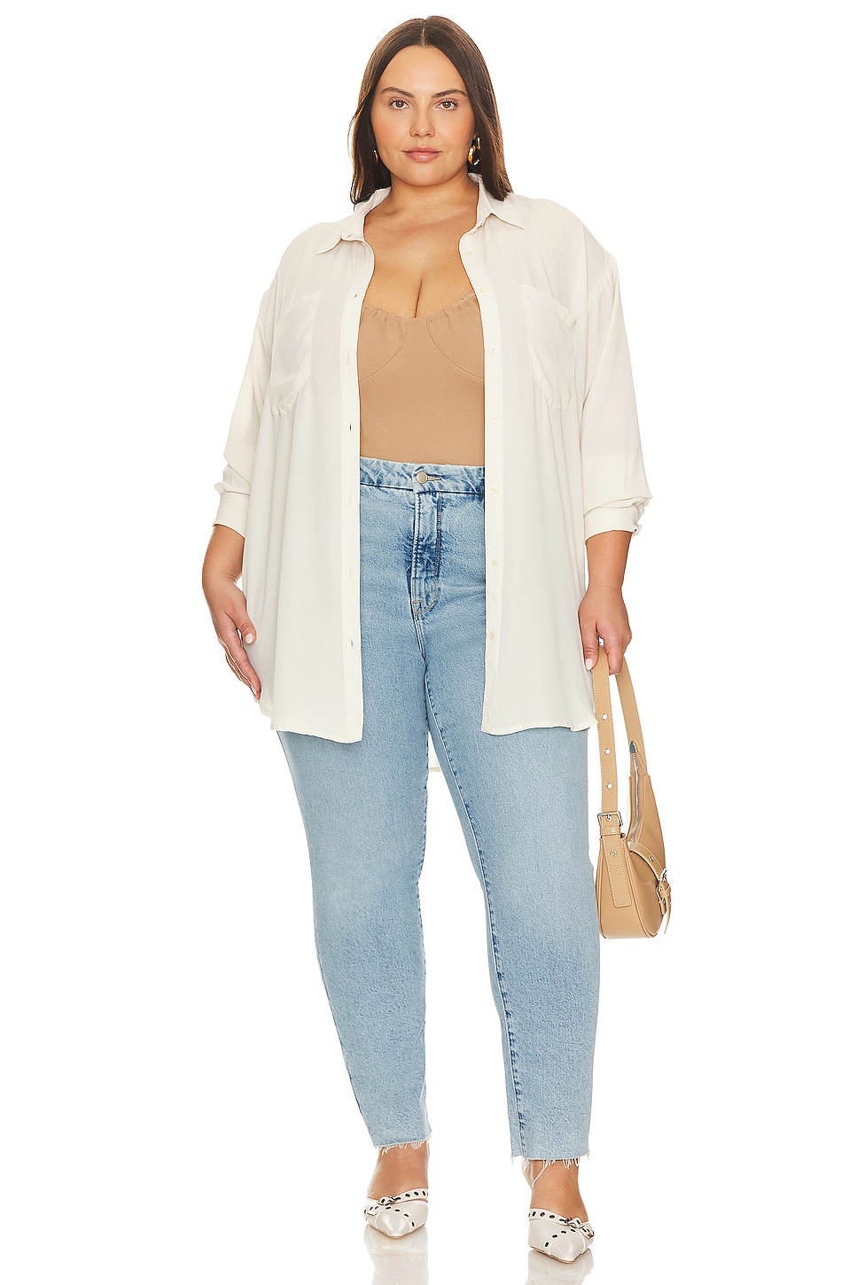 REMI x REVOLVE Michelle Button Up Shirt thumbnail