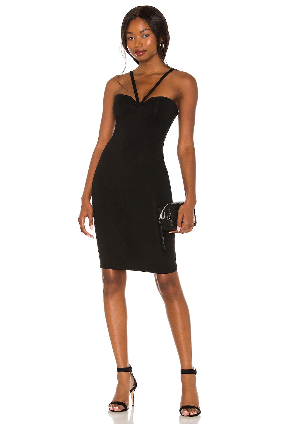 RE ONA Campbell Dress in Black