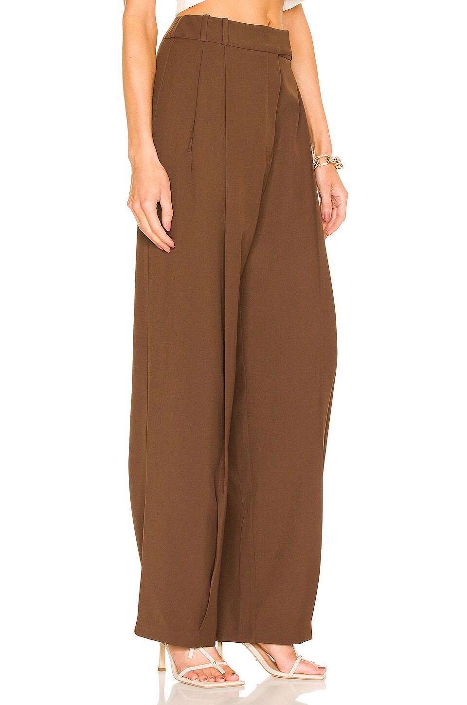 RE ONA Suit Trousers in Chocolate