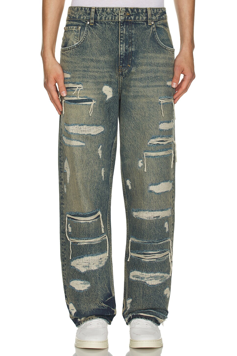 R3d Double Destroyer Baggy Jeans - Thumbnail 4