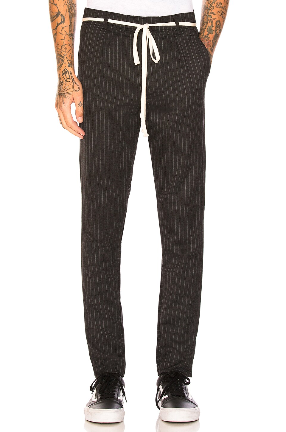Represent ピンストライプパンツ Charcoal Pinstripe Revolve