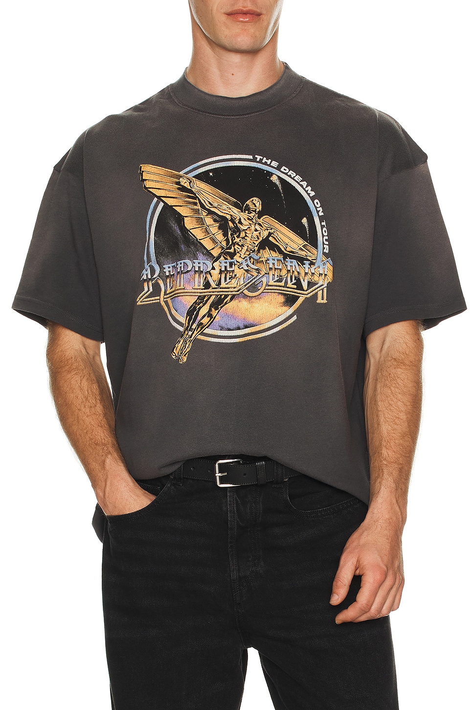 REPRESENT GOLDEN TOUR Tシャツ - Sun Fade Grey | REVOLVE