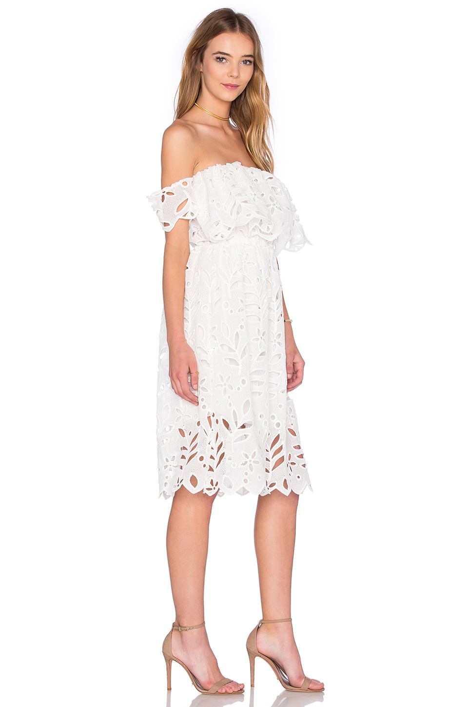 REVERSE Elope Dress in White