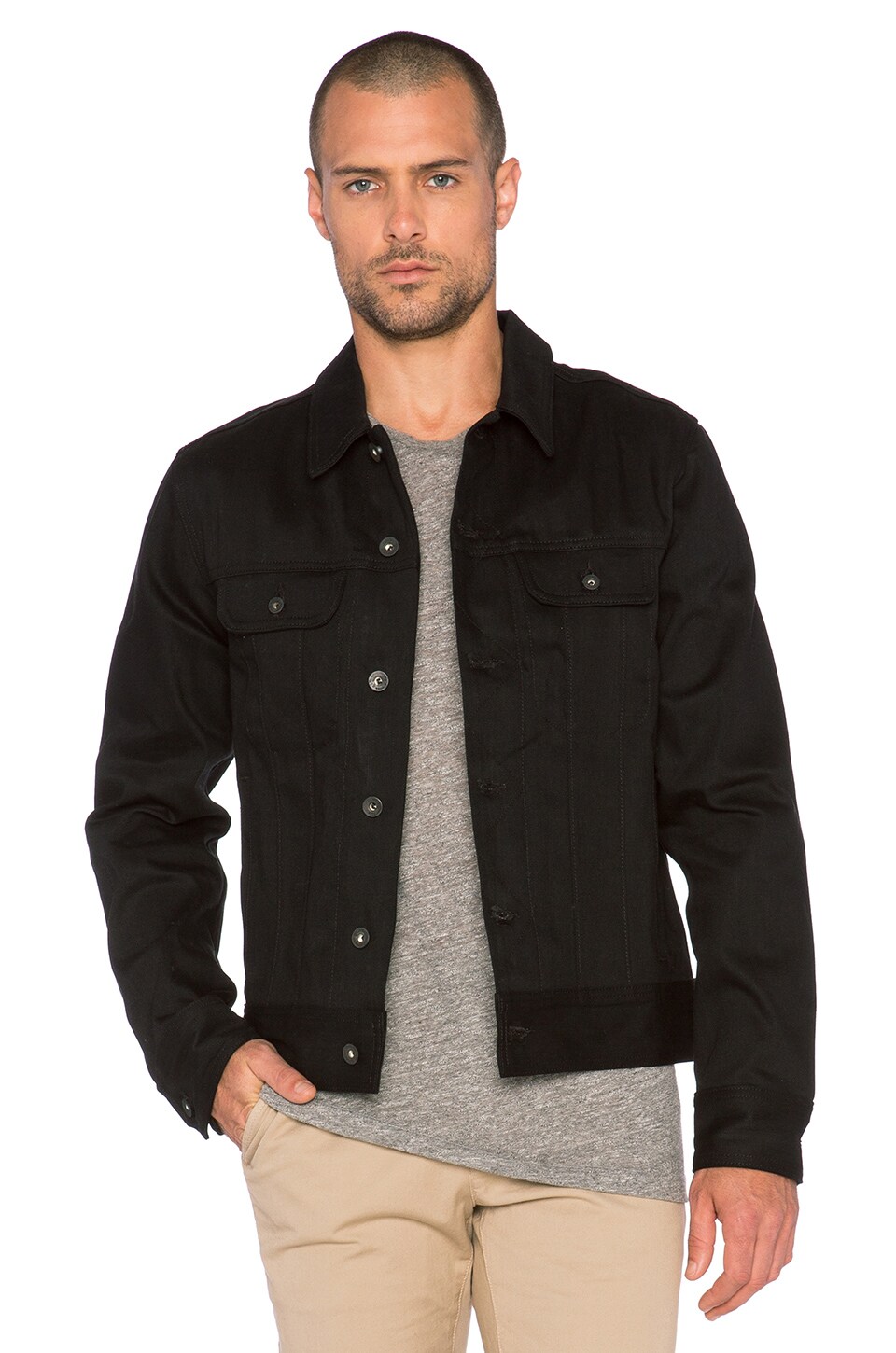 Rag & Bone Jean Jacket in Black Selvage | REVOLVE