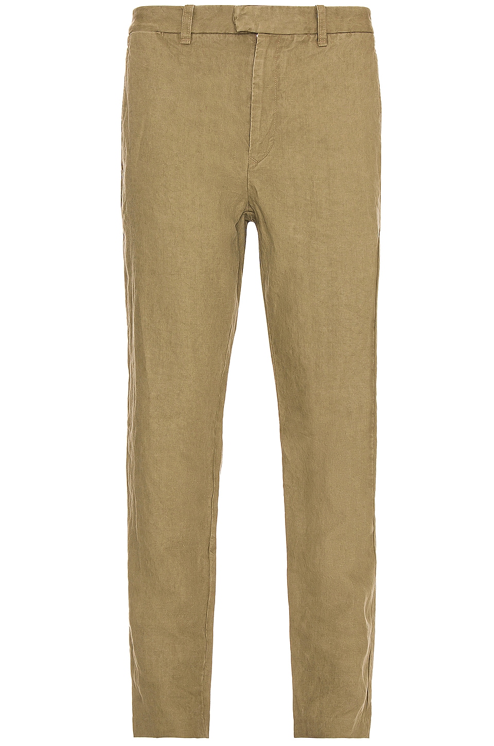Rag & Bone Bedford Linen Trouser in Olive Green