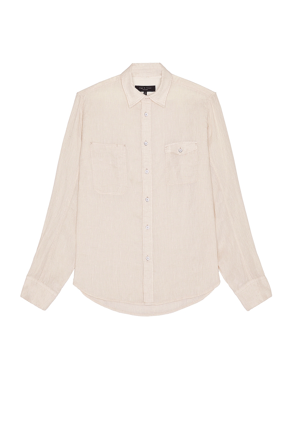 Rag & Bone Engineered Linen Shirt in Ecru | REVOLVE