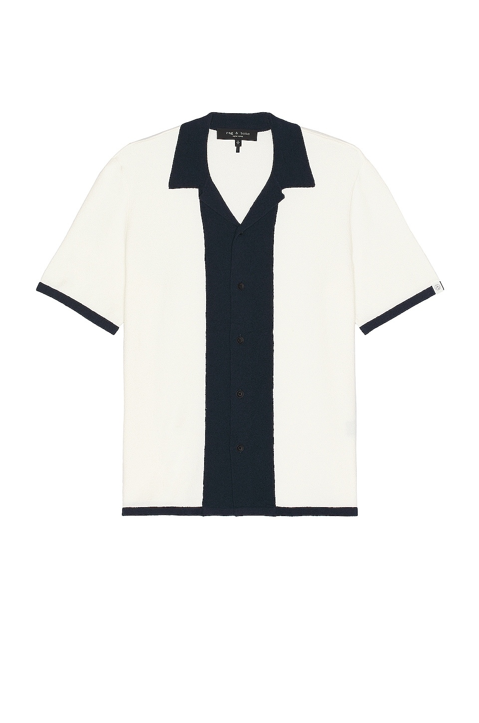 Rag & Bone Avery Shirt in Ivory Multi