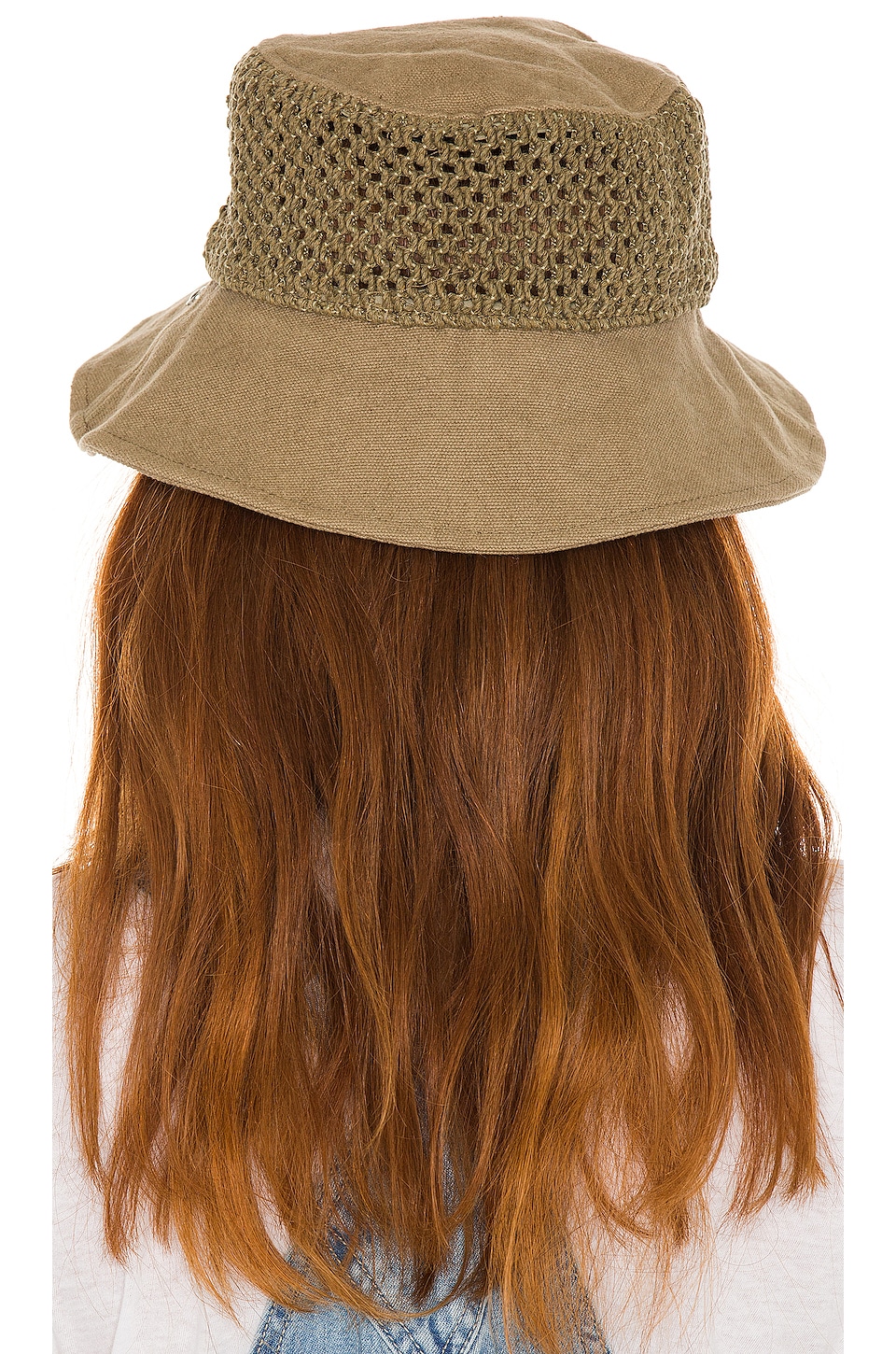 Rag & Bone Nando Bucket Netting Hat in Safari Net REVOLVE