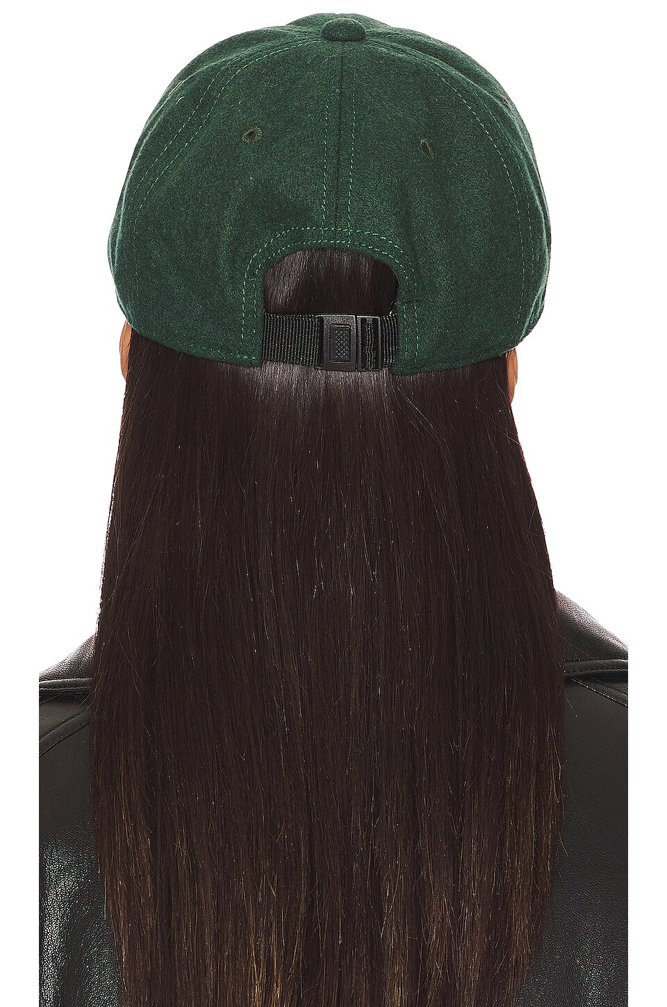 Rag & Bone Addison Baseball Cap in Dark Green