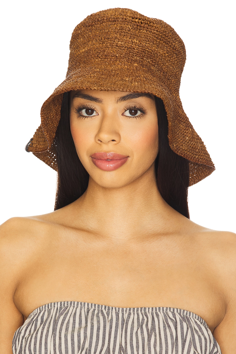 【関税込み】rag & bone ベージュ Jade Rollable バケットハット Rag & Bone Jade Rollable Hat in Brown | REVOLVE