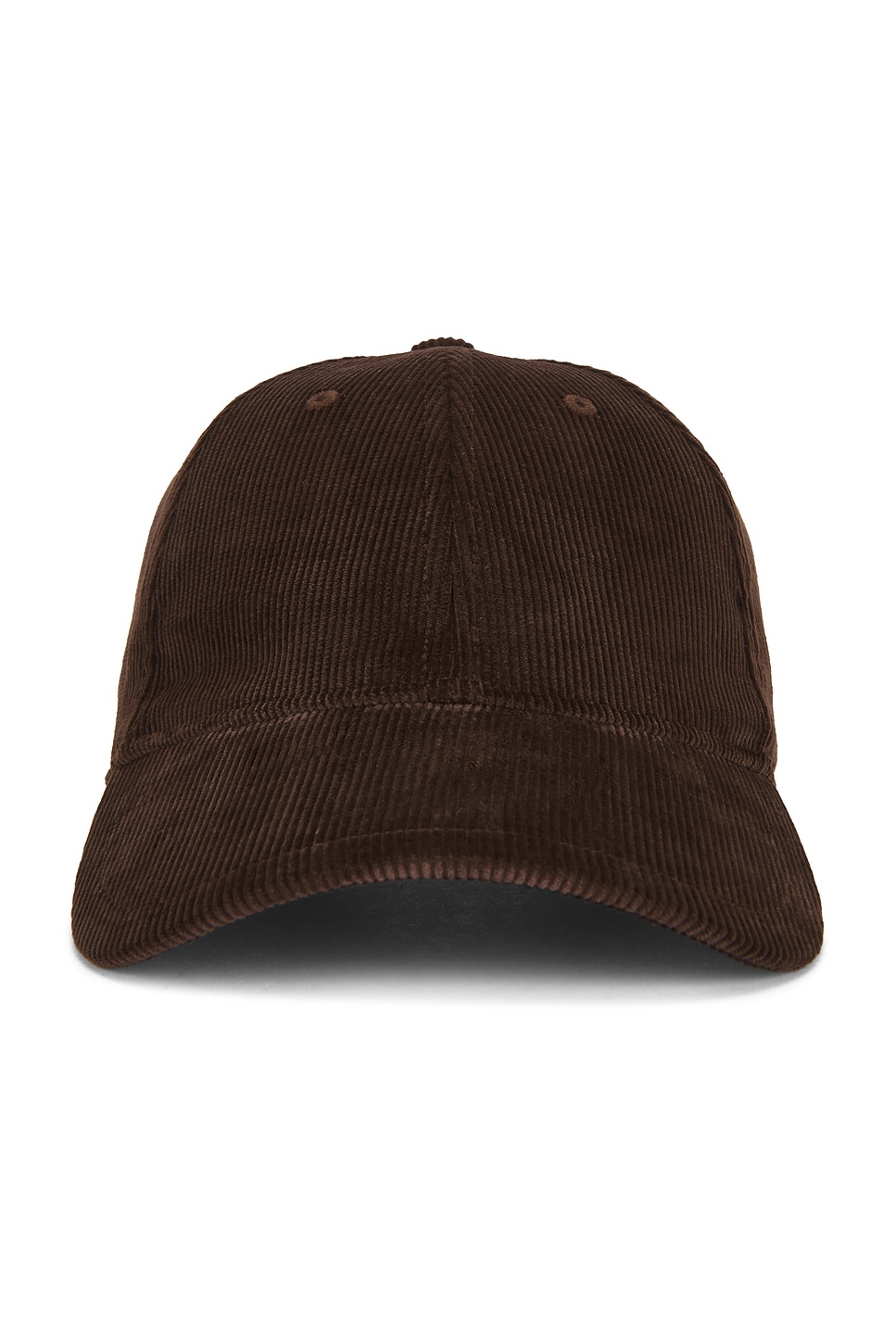 Rag & Bone Harlow Baseball Cap in Dark Espresso Corduroy  display picture 3