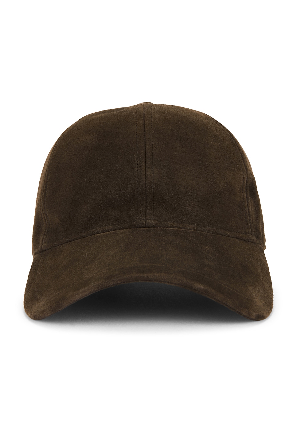 Rag & Bone Harlow Baseball Cap in Dark Espresso Suede | REVOLVE