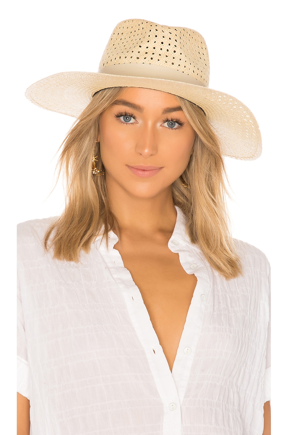 Rag \u0026 Bone Lacey Wide Brim Panama Hat 