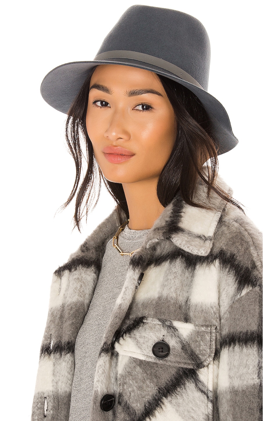 Rag \u0026 Bone Floppy Brim Fedora in Grey 